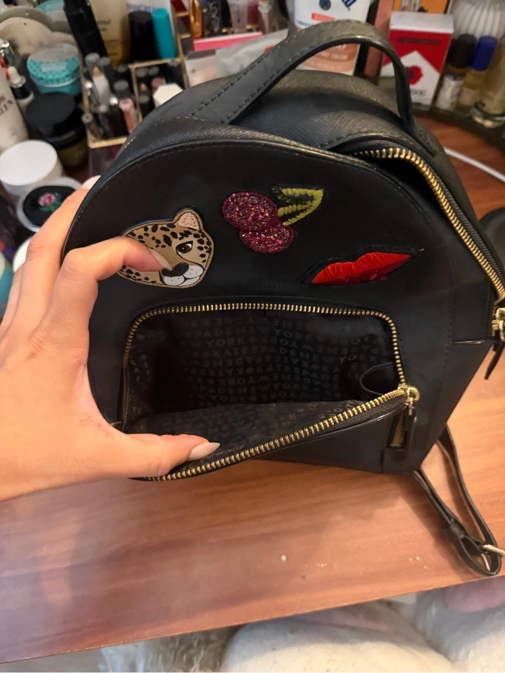 Kate Spade New York RUN WILD LEOPARD TOMI BACKPACK